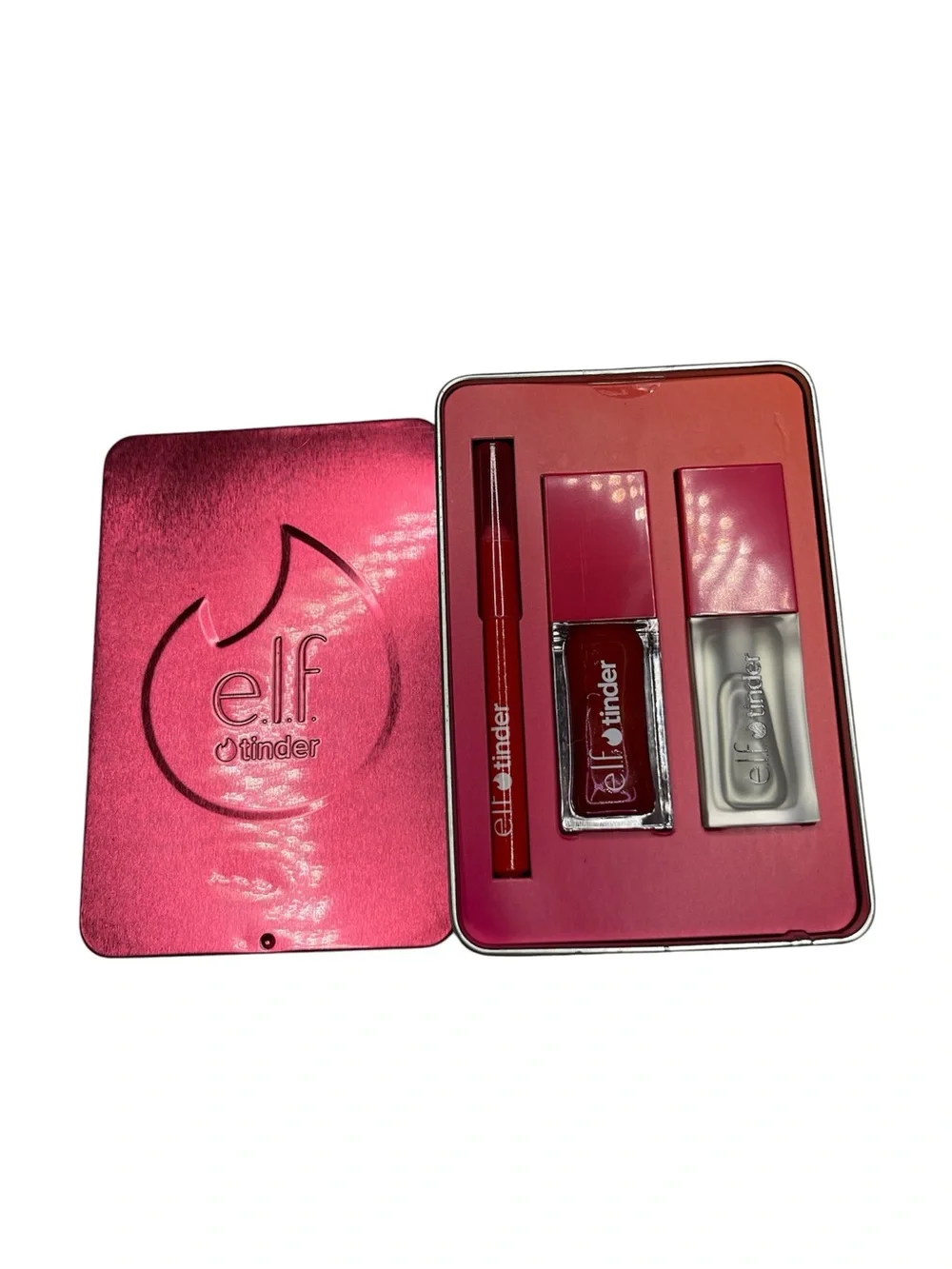 ELF Cosmetics X Tinder Makeup set Pouch Bag